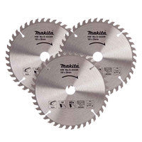 Makita D-03349 Circular Saw Blade for Wood 165 x 20mm 40T (3 Pack)