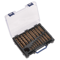 Sealey DBS170CB HSS Cobalt Fully Ground Drill Bit Assortment 170pc 1-10mm