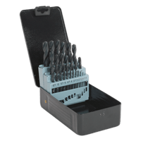 Sealey DBS25RF HSS Roll Forged Drill Bit Set 25pc 1-13mm