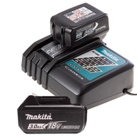 Makita DC18RC 18V LXT Fast Charger with 2x 3.0Ah Batteries