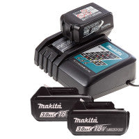 Makita DC18RC 18V LXT Fast Charger with 3x 3.0Ah Batteries