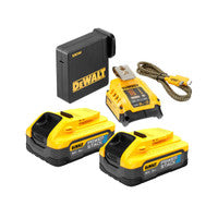 DeWalt DCB094H2 18V XR USB-C Powerstack Starter Kit with 2x 5.0Ah Batteries