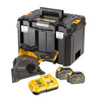 DeWalt DCG200T2-GB 54V XR FlexVolt 125mm Wall Chaser Kit with 2x 6.0Ah Batteries