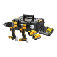 DeWalt DCK2050E2T 18V XR Brushless POWERSTACK„¢ Twin Kit with 2x  Batteries