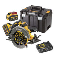 DeWalt DCS578T2-GB 54V XR FlexVolt 190mm Circular Saw with 2x 6.0Ah Batteries