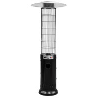 Dellonda DG124 13kW Freestanding Gas Patio Heater (Black)