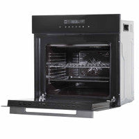 Baridi DH199 60cm Built-In Fan Assisted, Single, Integrated 10 Function Electric Oven, Touchscreen Controls, 72L Capacity, Black