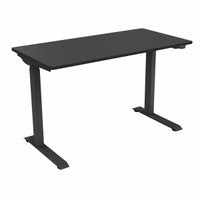Dellonda DH55 Black Electric Adjustable Office Standing Desk, Quiet & Fast 1200x600mm