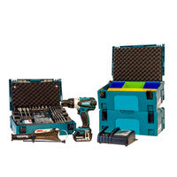 Makita DHP458 18V LXT Cordless Combi Drill Stackable Tool Kit with 1x 5.0Ah Battery