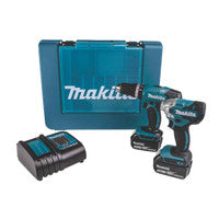 Makita DLX2336S 18V LXT Cordless Twin Kit with 2x 3.0Ah Batteries