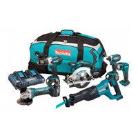 Makita DLX6044PT LXT 18V 6 Piece Combo Kit with 3x 5.0Ah Batteries