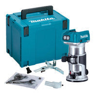 Makita DRT50ZJ 18V Brushless Cordless 3/8" & 1/4" Router (Body Only) with MakPac Case