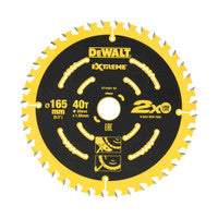 DeWalt DT10301-QZ Extreme Framing Circular Saw Blade 165 x 20mm 40T