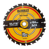 DeWalt DT10302-QZ Elite Series Circular Saw Blade 184mm x 16mm 24T