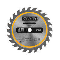 DeWalt DT20420-QZ Construction Framing Circular Saw Blade 115mm x 9.5mm 24T