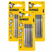 DeWalt DT2053-QZ T101BR HCS Jigsaw Blades for Wood 73mm (15 Pack)