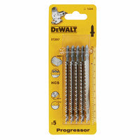 DeWalt DT2057-QZ T234X HCS Progressor Tooth Jigsaw Blades 91mm x 12 TPI (5 Pack)
