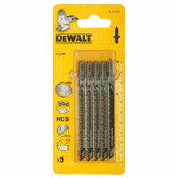 DeWalt DT2166-QZ T144D HCS Jigsaw Blade For Fast Straight Cuts 68mm x 4 TPI (5 Pack)