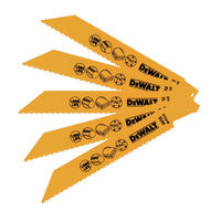 DeWalt DT2348-QZ Bi-Metal Reciprocating Saw Blade for Plastic & Pipes 152mm x 14TPI (5 Pack)