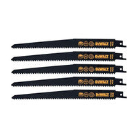 DeWalt DT2363-QZ HCS Reciprocating Saw Blades 228mm x 6TPI (5 Pack)