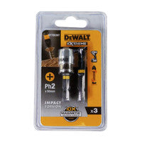 DeWalt Impact Torsion 2 x PH2 50mm and Magnetic Screwlock Sleeve