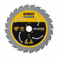 DeWalt DT99571-QZ XR EXTREME Runtime Circular Saw Blade 250mm x 30mm x 24T