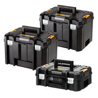 DeWalt DWST1-71195 TSTAK VI & DWST1-70703 TSTAK II Tool Storage Boxes Bundle