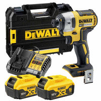 DeWalt DCF887P2-GB 18V XR Brushless 3 Speed Impact Driver with 2x 5.0Ah Batteries