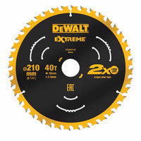 DeWalt DT20433-QZ EXTREME Circular Saw Blade 210mm x 30mm 40T