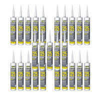 Everbuild 125C3 Everflex® Contract 125 One Hour Caulk 300ml White (Pack of 25)