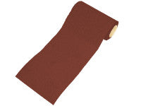 Faithfull FAIAR580R Aluminium Oxide Sanding Paper Roll Red Heavy-Duty 115mm x 5m 80G