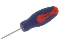 Faithfull FAIBRADCP Bradawl Soft-Grip Handle Chisel Tip