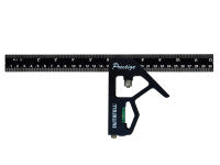 Faithfull Prestige Combination Square Black Aluminium 300mm