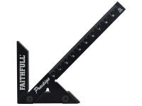 Faithfull FAICSQ10CNC Prestige Centre Finder Gauge Black Aluminium 100mm