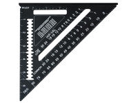 Faithfull 744210 Prestige Quick Square Black Aluminium 178mm