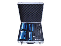 Faithfull FAIDCKIT11 Diamond Dry Core Set in a Carry Case (11 Pieces)