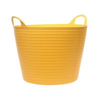 Faithfull FAIFLEX28Y Heavy-Duty Polyethylene Flex Tub 28 litres (Yellow)