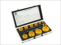 Faithfull 16-76mm Universal Varipitch Holesaw Kit 16 Piece