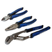 Faithfull FAIPLSET3N Soft Grip Pliers Set 3pcs