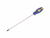 Faithfull FAISDPZ2L Soft Grip Screwdriver Pozidriv Tip PZ2 x 250mm Long Reach