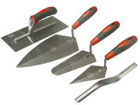 Faithfull FAISGTSET5 Soft Grip Handle Trowel Pack 5 Piece