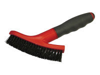 Faithfull FAITLSGSCRUB Grout Scrubbing Brush Soft-Grip Handle