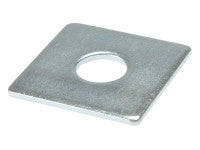 ForgeFix 50 x 50 x 12mm Square Plate Washer ZP 10SQPL5012 (10 Pack)