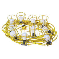 Faithfull Power Plus FPPSLFESTLED Festoon Lights Low Energy 10 LED Bulbs 110V 22m