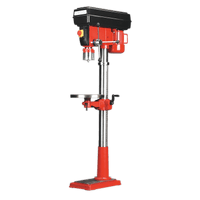 Sealey GDM200F Pillar Drill Floor 16-Speed 1630mm Height 650W/230V