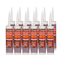 Everbuild GPSGY General Purpose Silicone Grey 280ml (12 Pack)