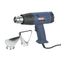 Sealey HS103K 2-Step 350°C/600°C Hot Air Gun Kit 2000W 230V