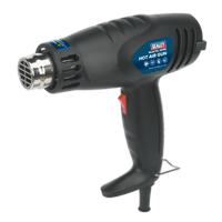 Sealey HS105 2-Speed 375°C/500°C Hot Air Gun 1600W 230V