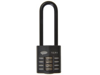 Henry Squire CP40/2.5 Combination Padlock 4-Wheel 40mm Extra Long Shackle 63mm