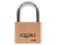 Henry Squire HSQLN5 LN5 Lion Brass Padlock 5-Pin 50mm